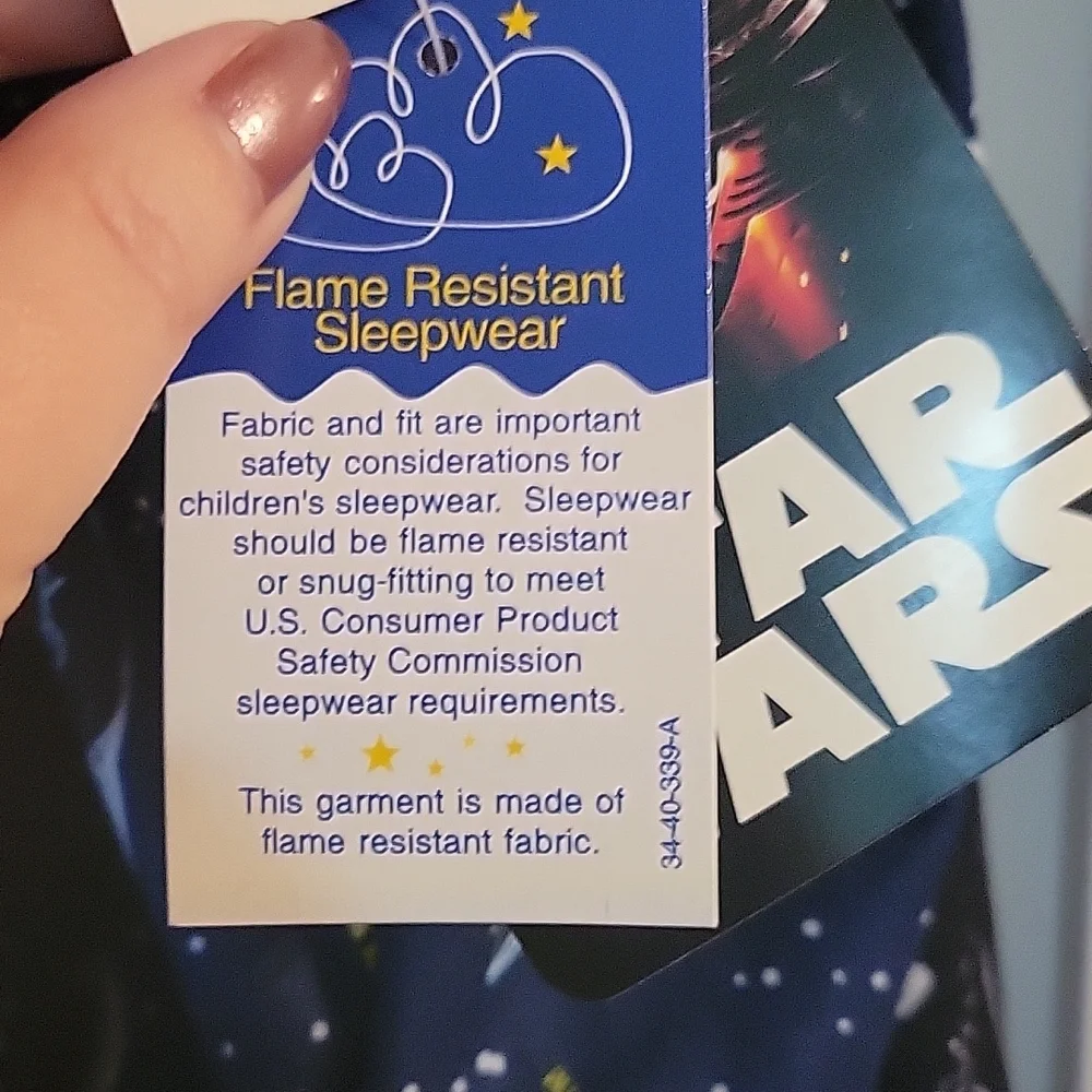 Star wars blue pajama pants large 10-12